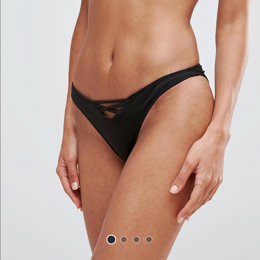 Black Chaser High Side Bikini Bottoms
